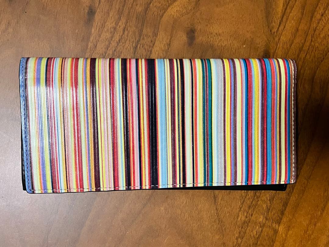 ポールスミス　マルチストライプ　長財布