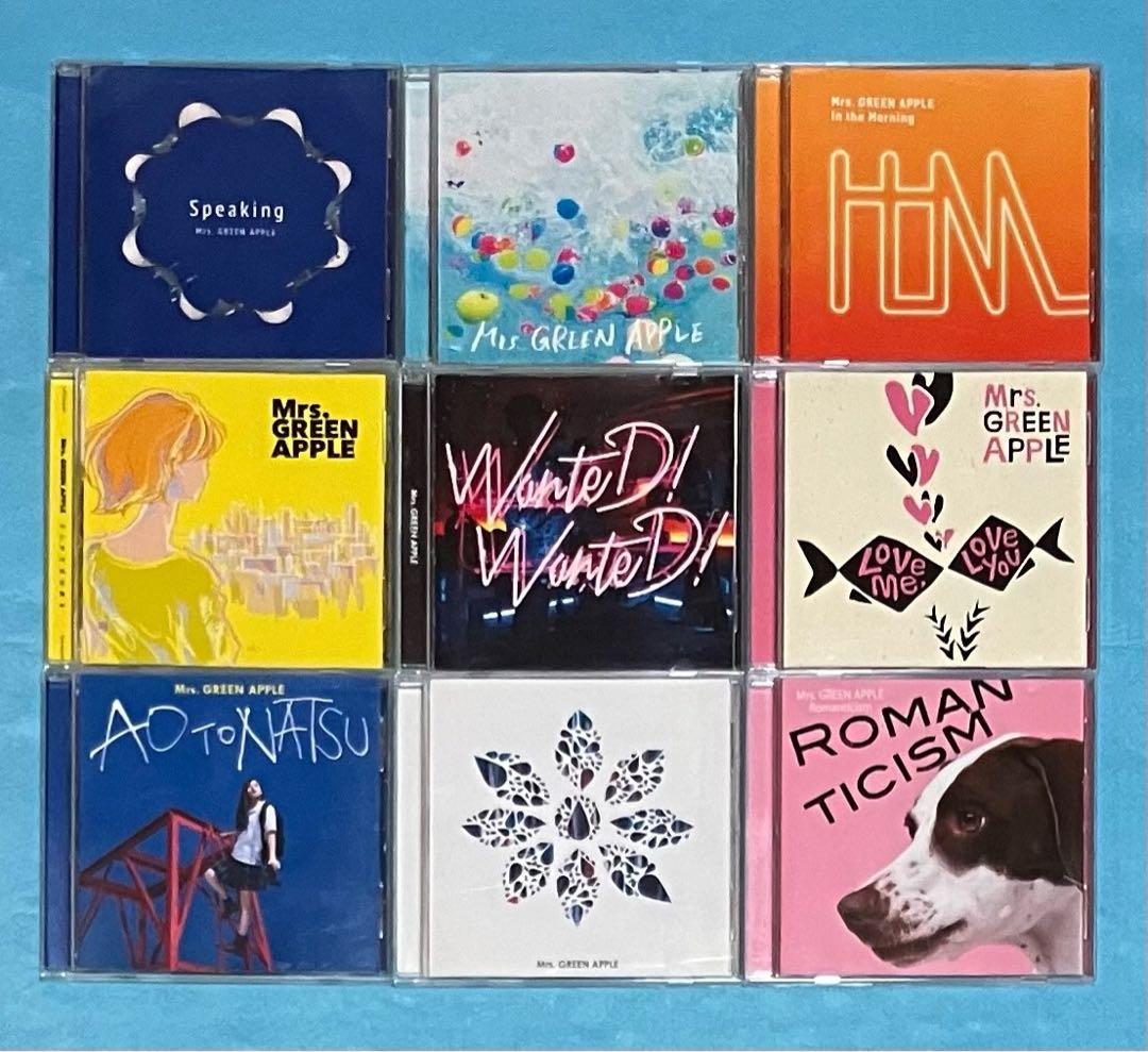 Mrs.GREEN APPLE シングル 9枚 Speaking 青と夏 など