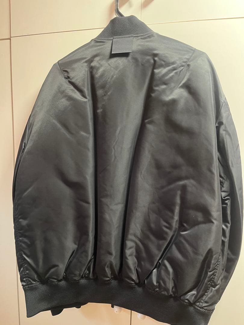 ブラック MA-1 フライトジャケット ダウンXL