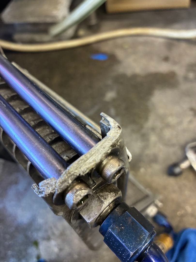 カワサキ ZRX1200R ZRX1100ラウンドオイルクーラー