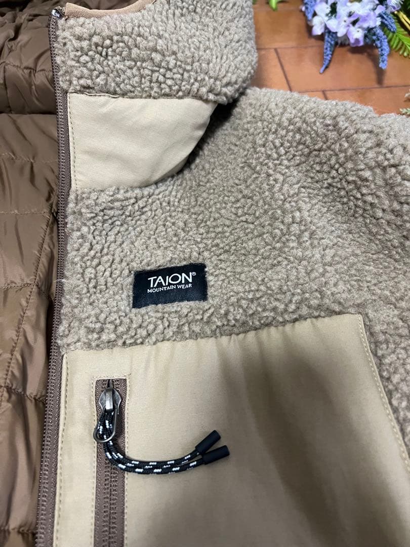 本日最終価格‼️【タイオン】 リバーシブルロングダウンコート