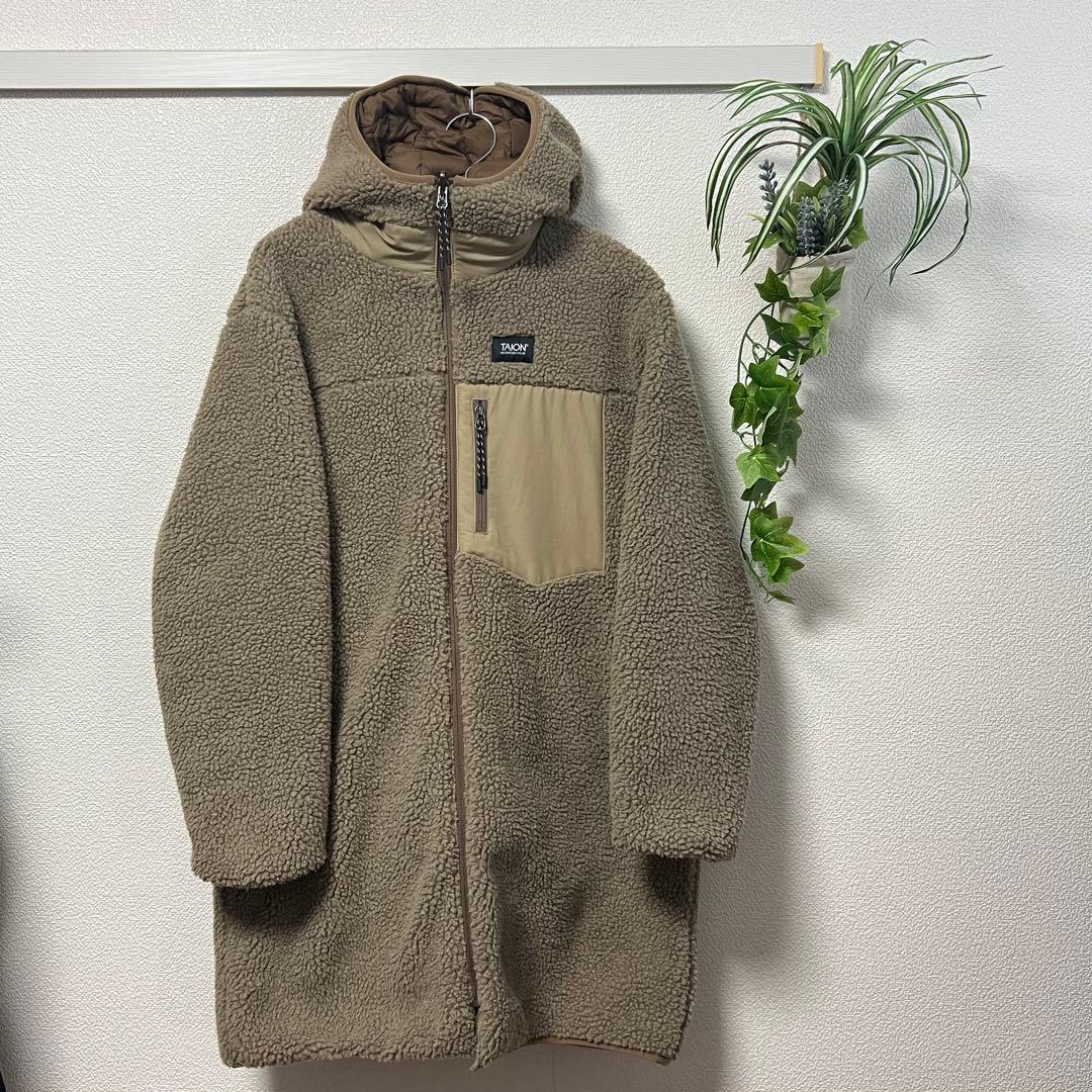 本日最終価格‼️【タイオン】 リバーシブルロングダウンコート