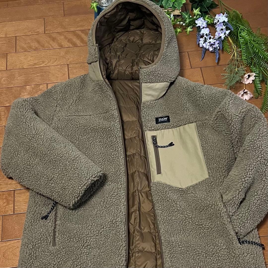 本日最終価格‼️【タイオン】 リバーシブルロングダウンコート