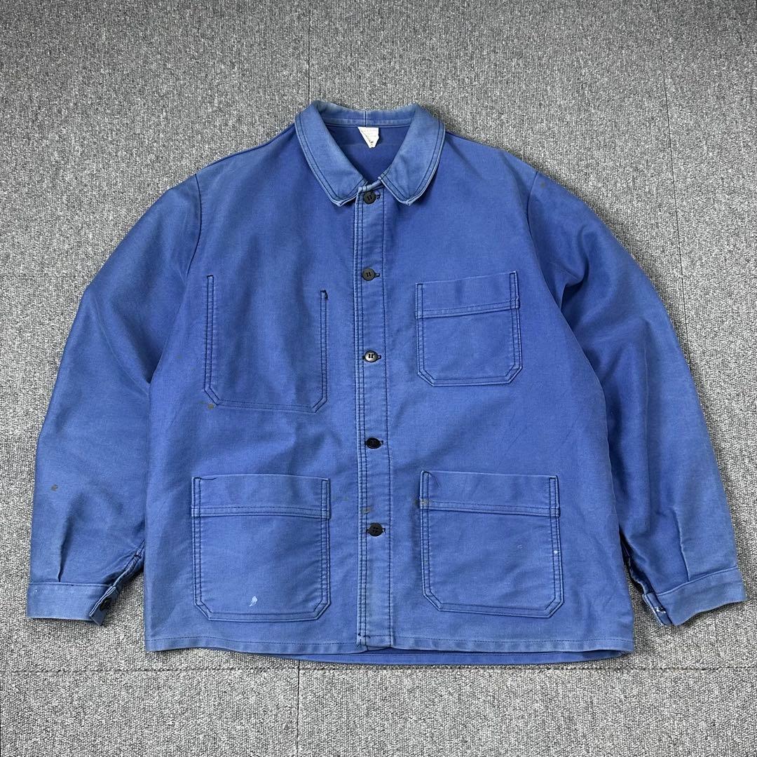 フランス製 モールスキン カバーオール フレンチワークジャケット