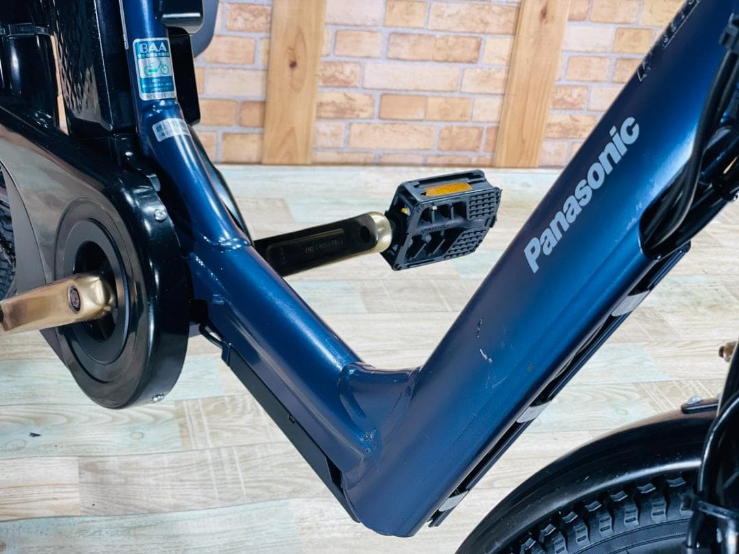 超破格 王様 ネイビー ギュットアニーズ子供乗せ電動アシスト自転車 ZH1586