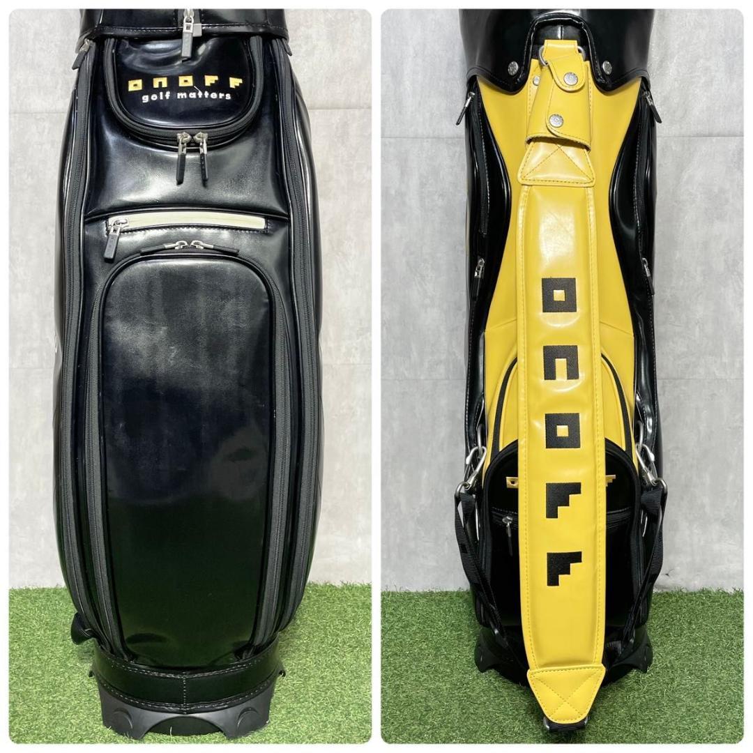 ONOFF オノフ プロモデル キャディバッグ ゴルフバッグ イエロー ブラック