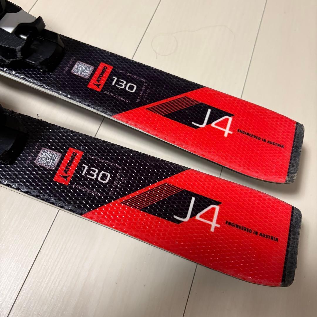 ATOMIC REDSTER J4 スキー板 赤/黒 130