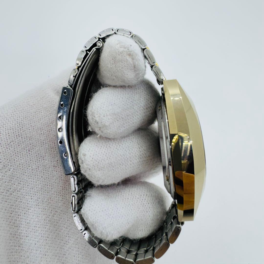 ✨RADO✨ラドー✨デイト✨コンビ✨ゴールド文字盤✨クォーツ✨腕時計✨