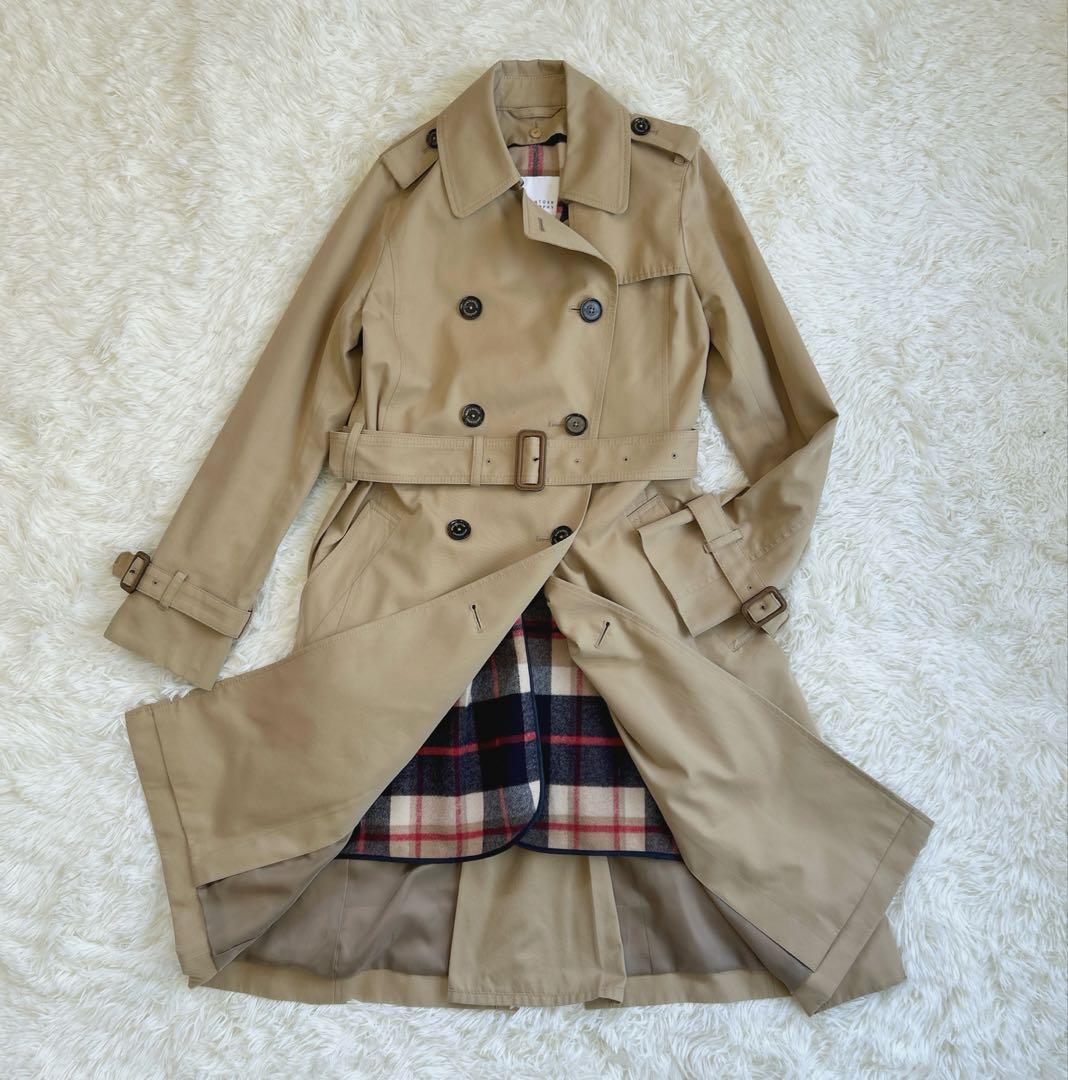 Joys様マッキントッシュ トレンチコート ライナー付き ベージュ ウエスト