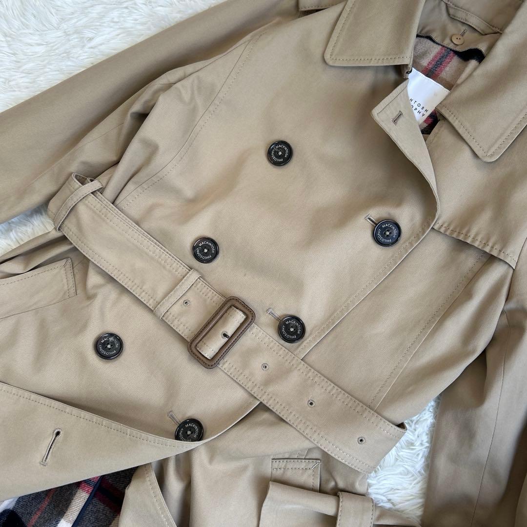 Joys様マッキントッシュ トレンチコート ライナー付き ベージュ ウエスト