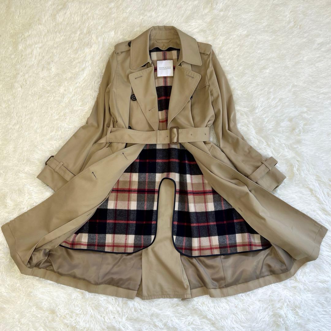 Joys様マッキントッシュ トレンチコート ライナー付き ベージュ ウエスト