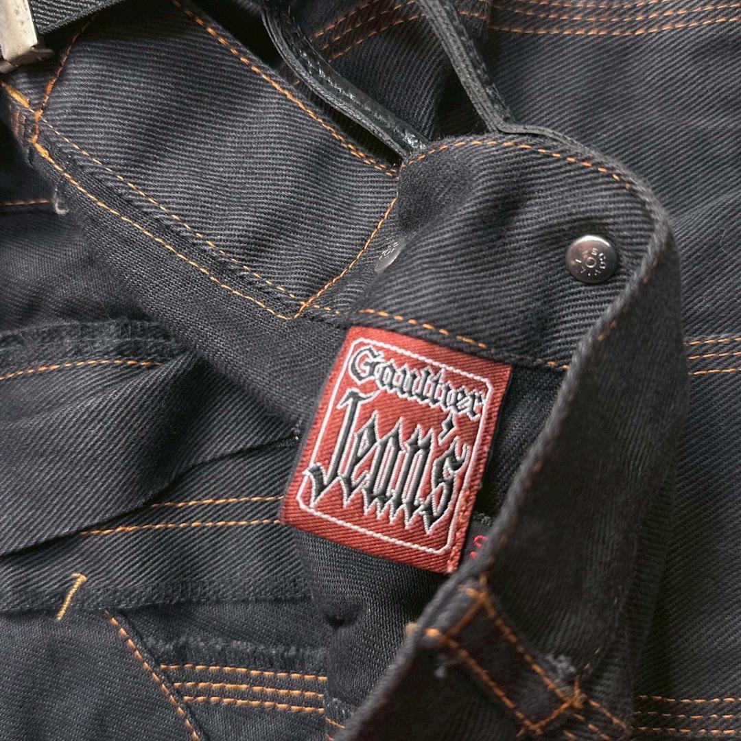 ジャンポールゴルチエ サスペンダー ブラックデニム つなぎ オーバーオール