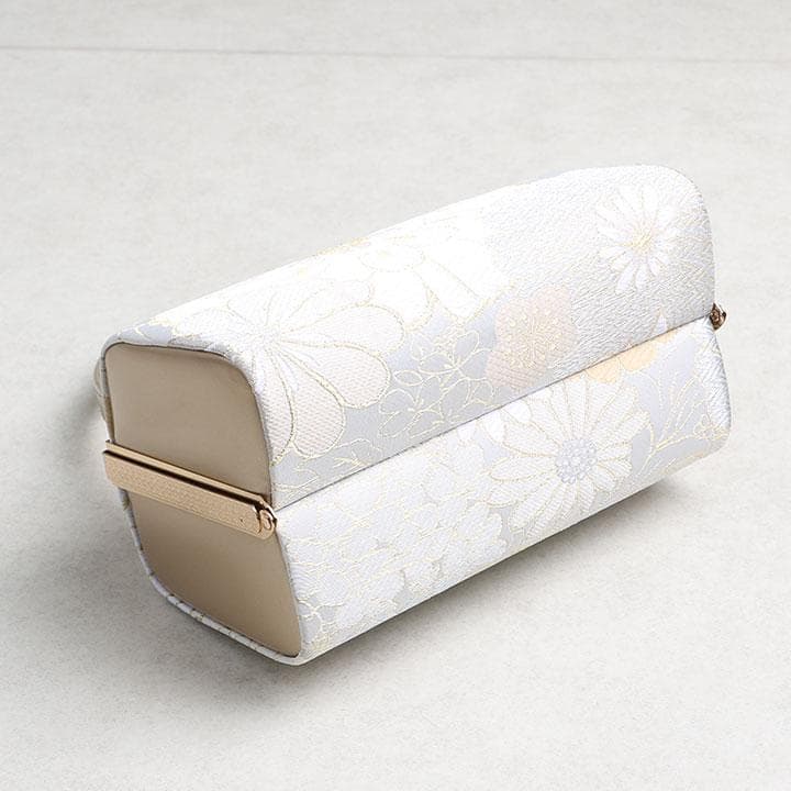 【新品】草履バッグセット　フォーマル用 草花柄　草履:24cm 03032