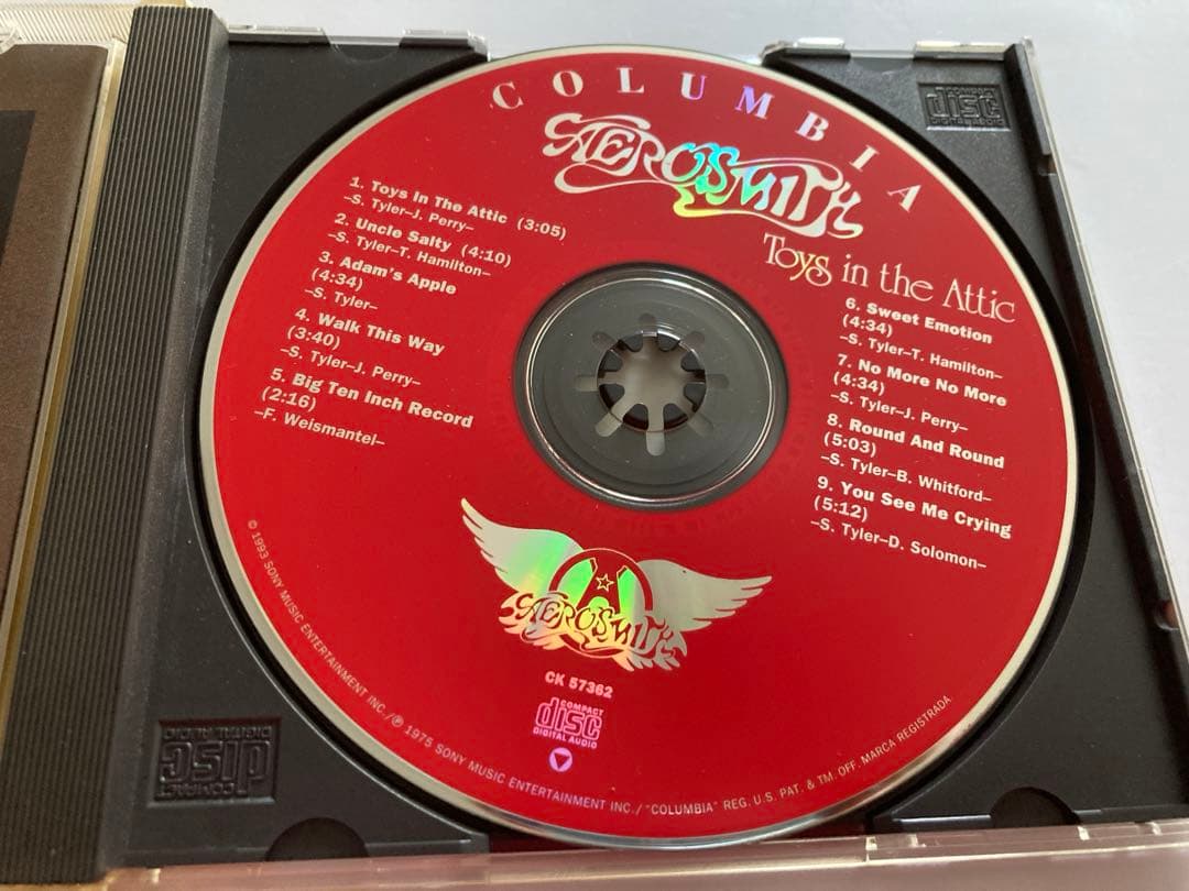 レア　エアロスミス 直筆　サイン　CD aerosmith