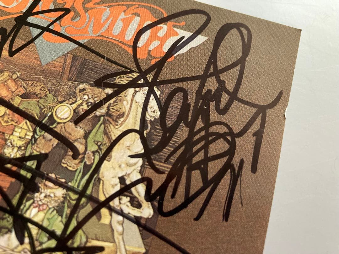 レア　エアロスミス 直筆　サイン　CD aerosmith