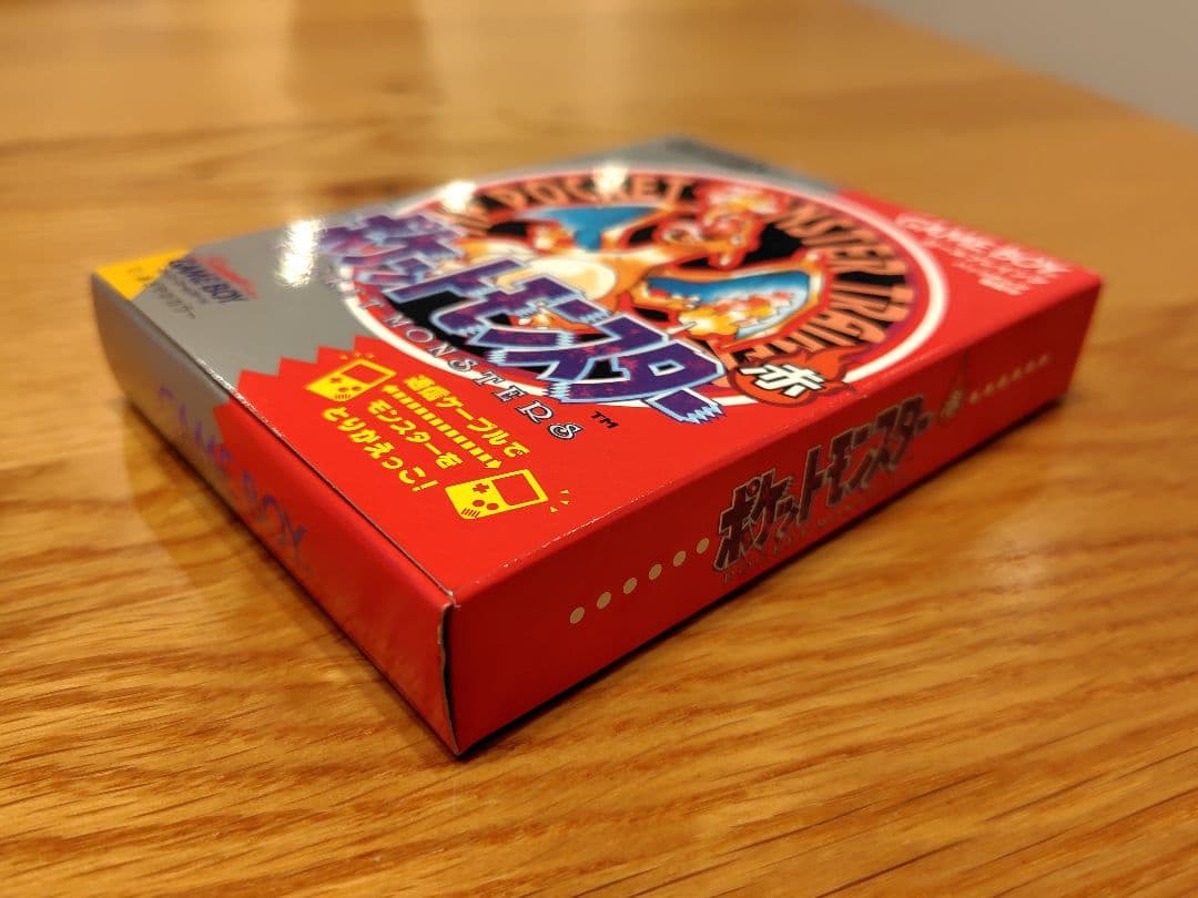 【美品】ポケットモンスター赤_箱/ソフト/説明書/マップ付き