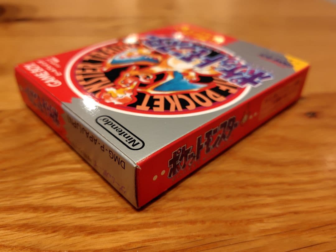 【美品】ポケットモンスター赤_箱/ソフト/説明書/マップ付き