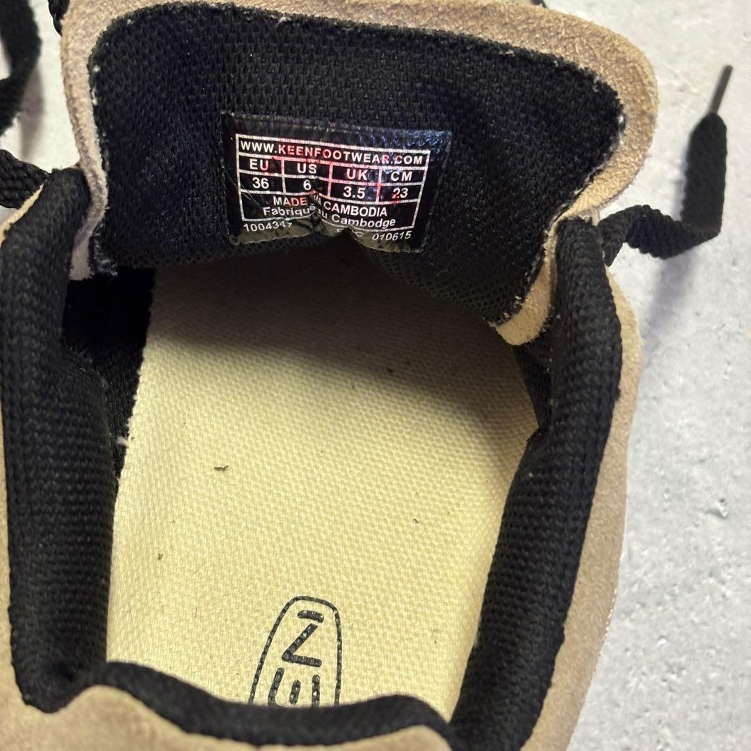 美品　キーン　KEEN　ジャスパー　JASPER　スニーカー　レースアップ　23