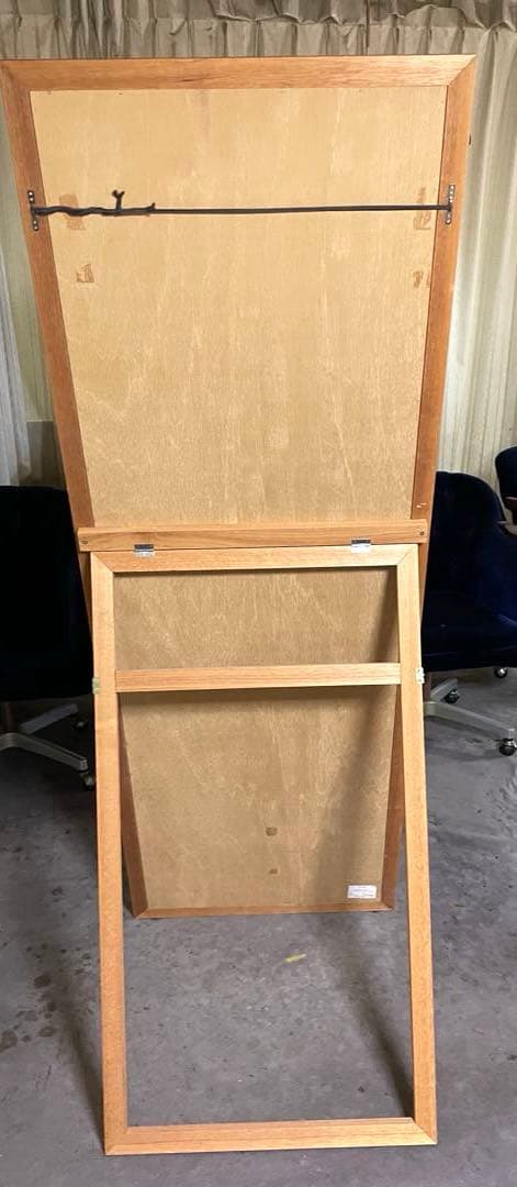 大型スタンドミラー ウッドフレーム