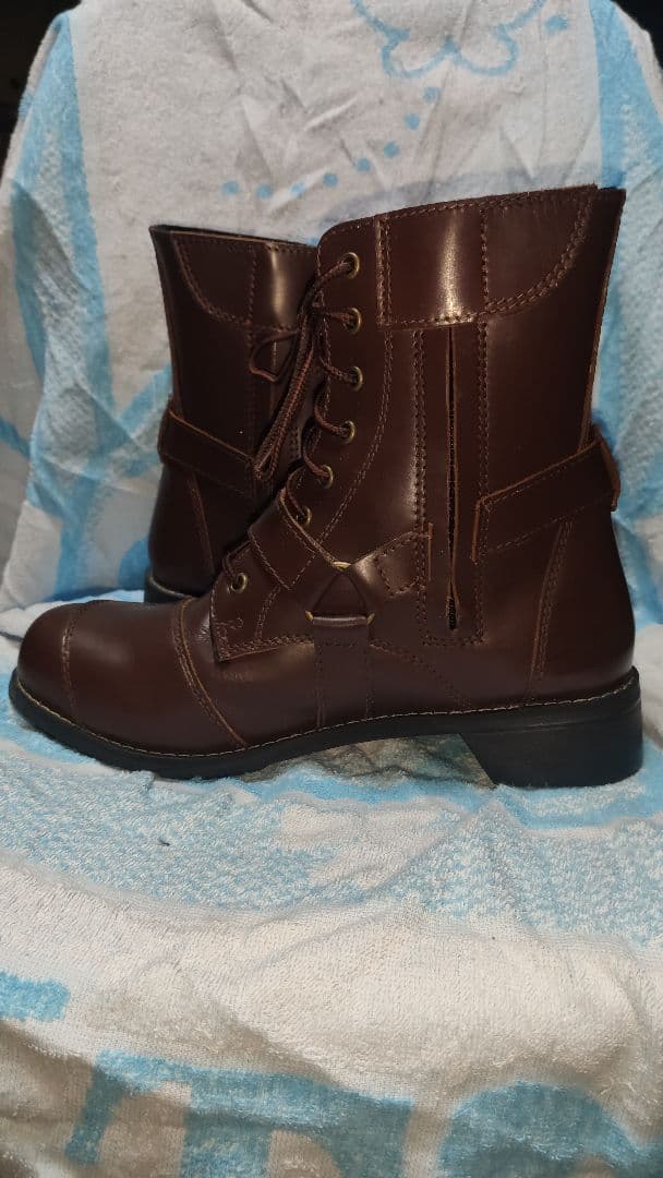 値下可 26 wildwing 標準底 ブラウンレザーブーツ 本革 ライティング
