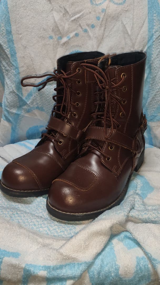 値下可 26 wildwing 標準底 ブラウンレザーブーツ 本革 ライティング