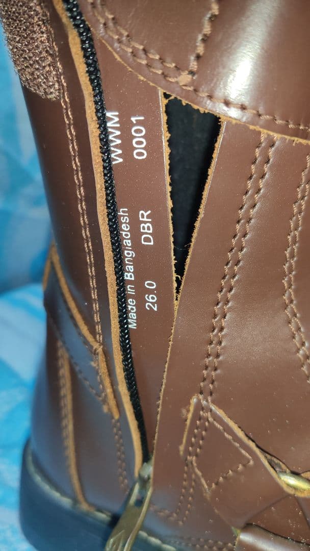 値下可 26 wildwing 標準底 ブラウンレザーブーツ 本革 ライティング