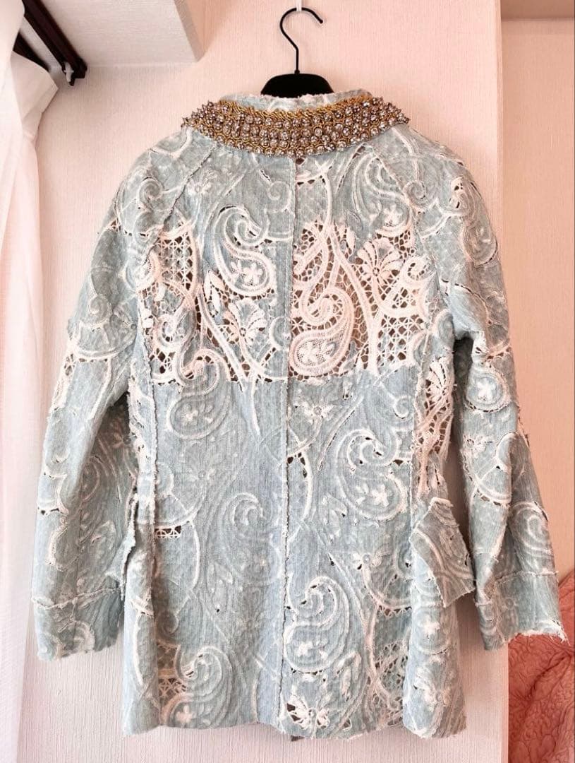 エルマンノシェルヴィーノコレクションデニムジャケット40エルマノシェルビーノ