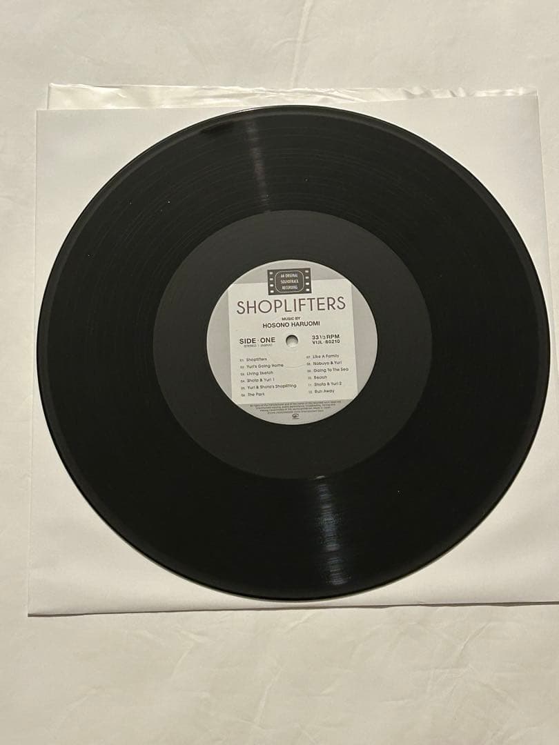 極美品 レア廃盤オリジナルLP 細野晴臣 万引き家族OST