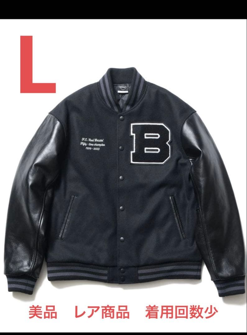 激レア美品 FCRB 23AW VARSITY JACKET BLACK L