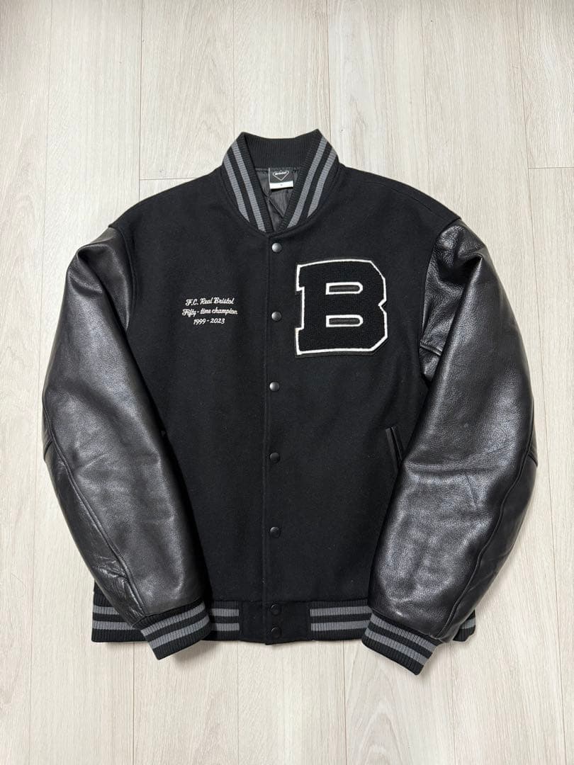 激レア美品 FCRB 23AW VARSITY JACKET BLACK L