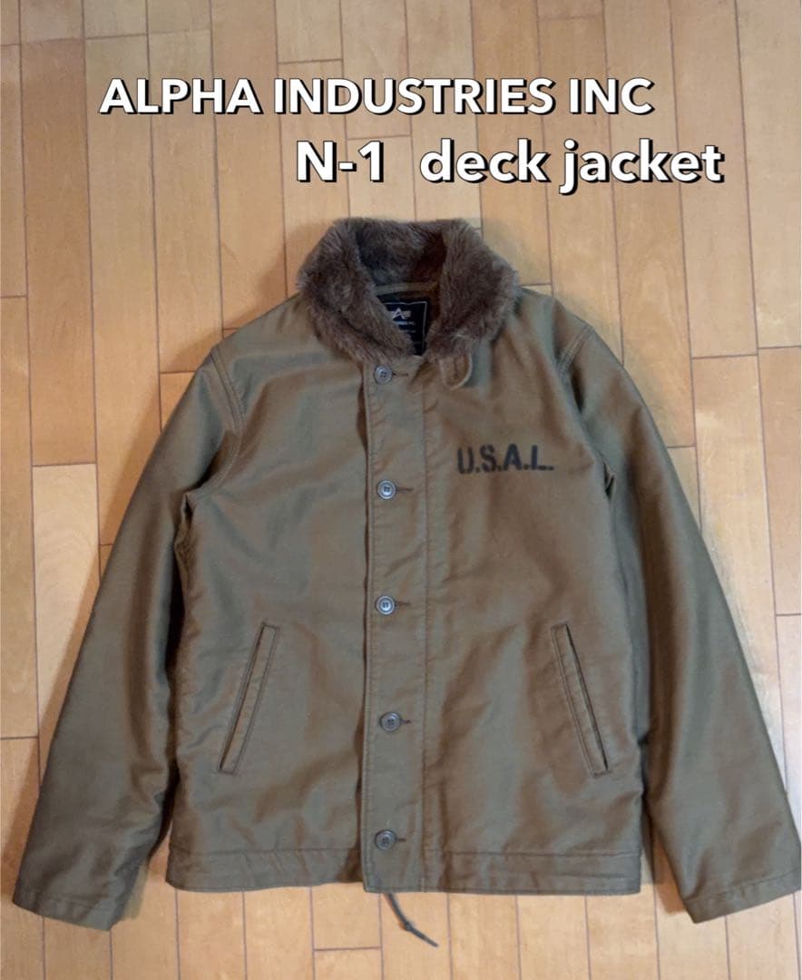 ALPHA INDUSTRIES INC N-1デッキジャケット Lサイズ