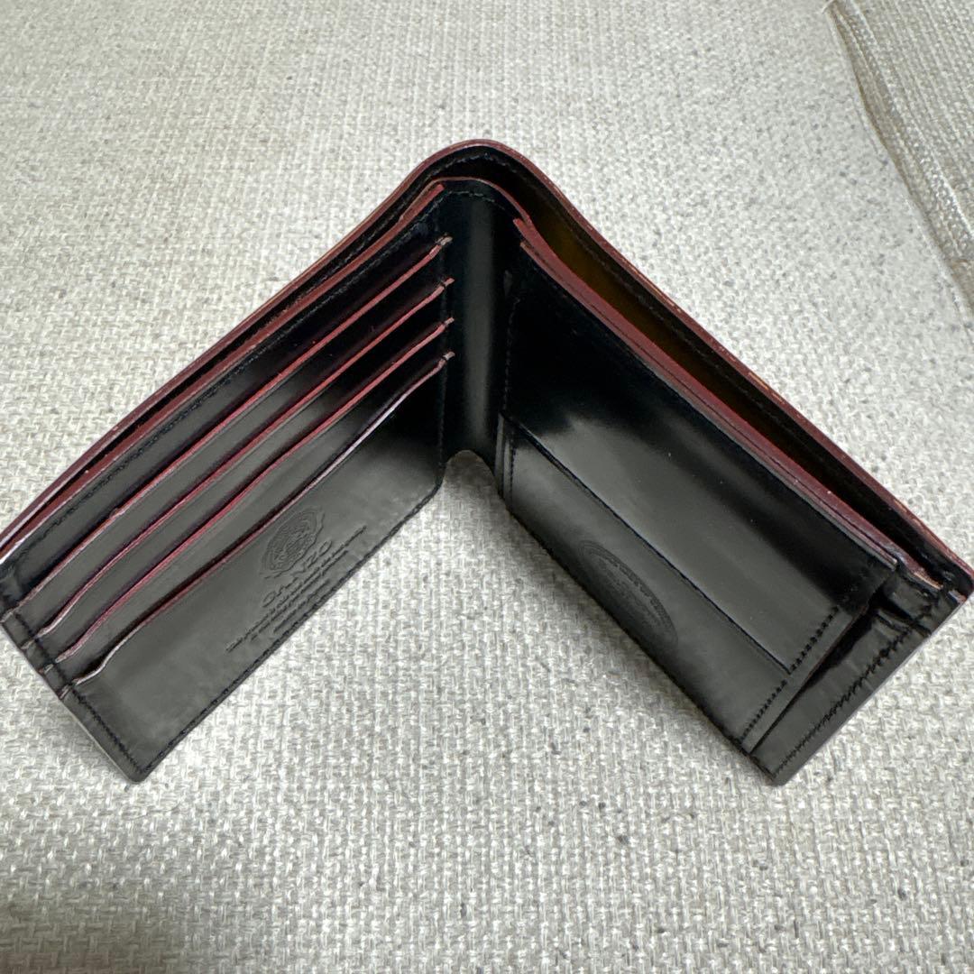 GANZOシェルコードバン 二つ折り財布