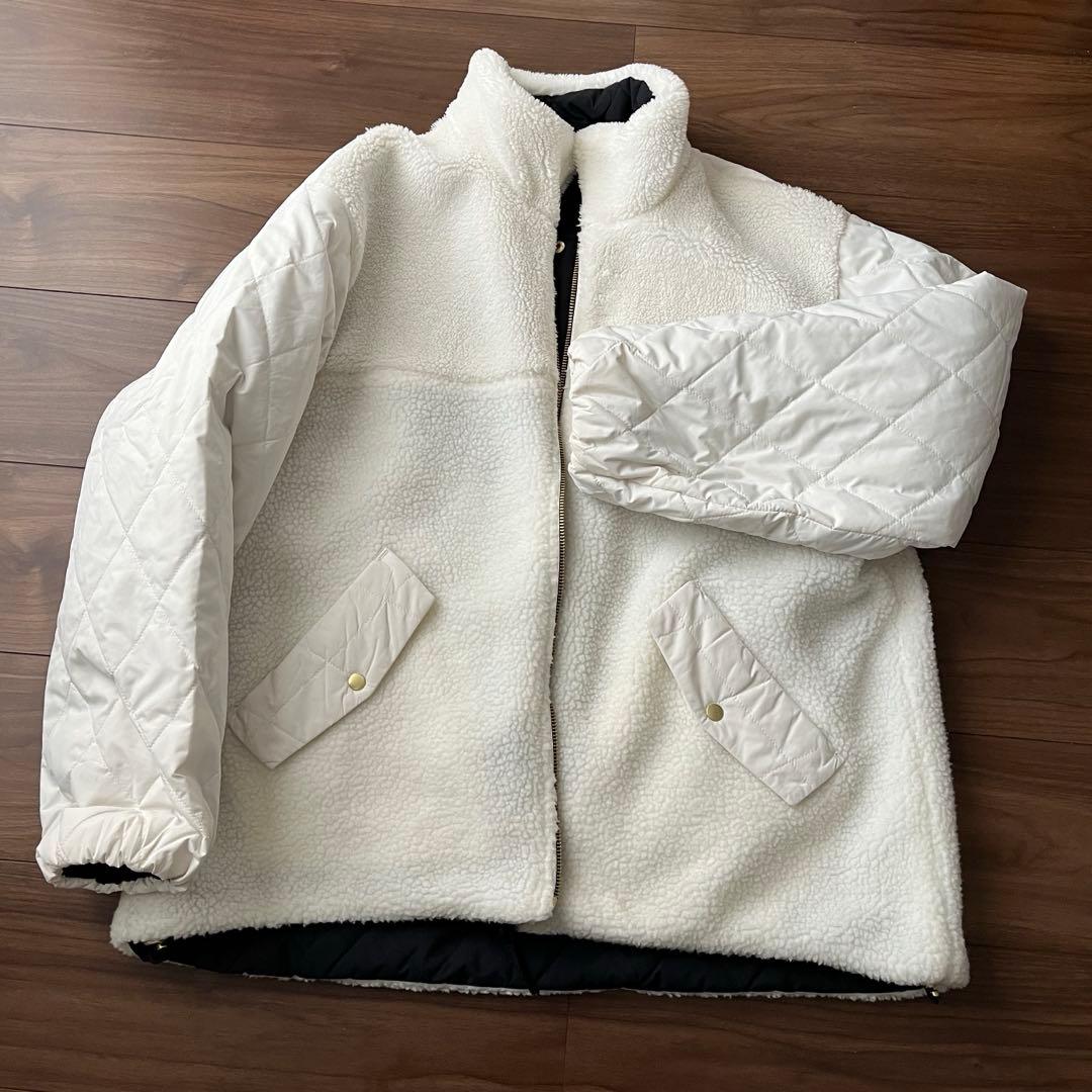 グローバルワーク　リバーシブルキルトブルゾン　Ｍサイズ