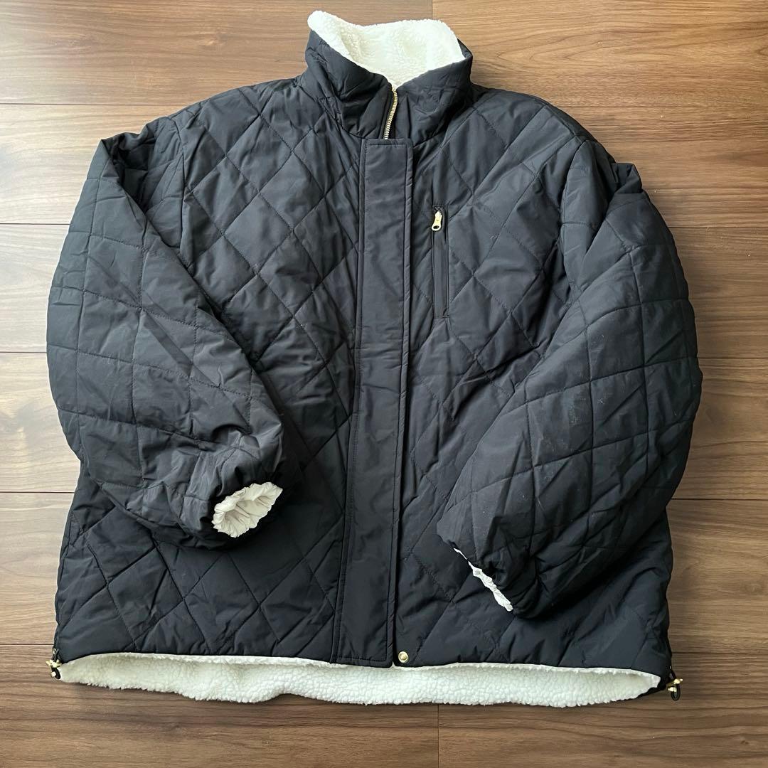 グローバルワーク　リバーシブルキルトブルゾン　Ｍサイズ