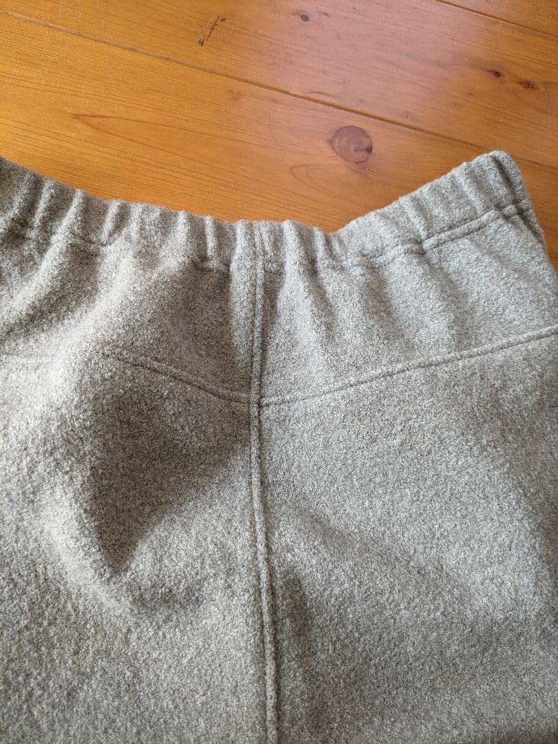 2021年　evam evaプレスウールパンツサイズ２　モカ