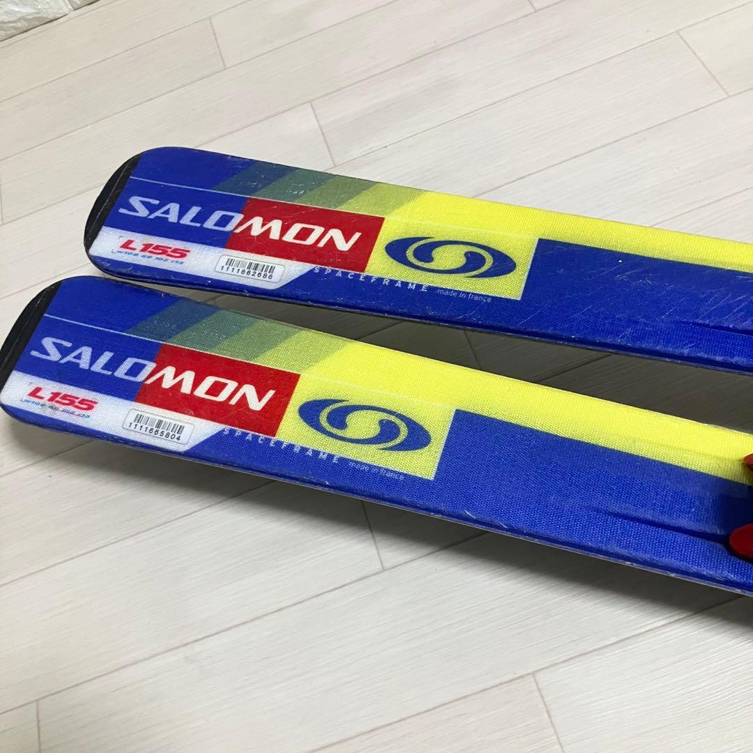 SALOMON 3V demo8サロモン スキーセット155cm/ストック付