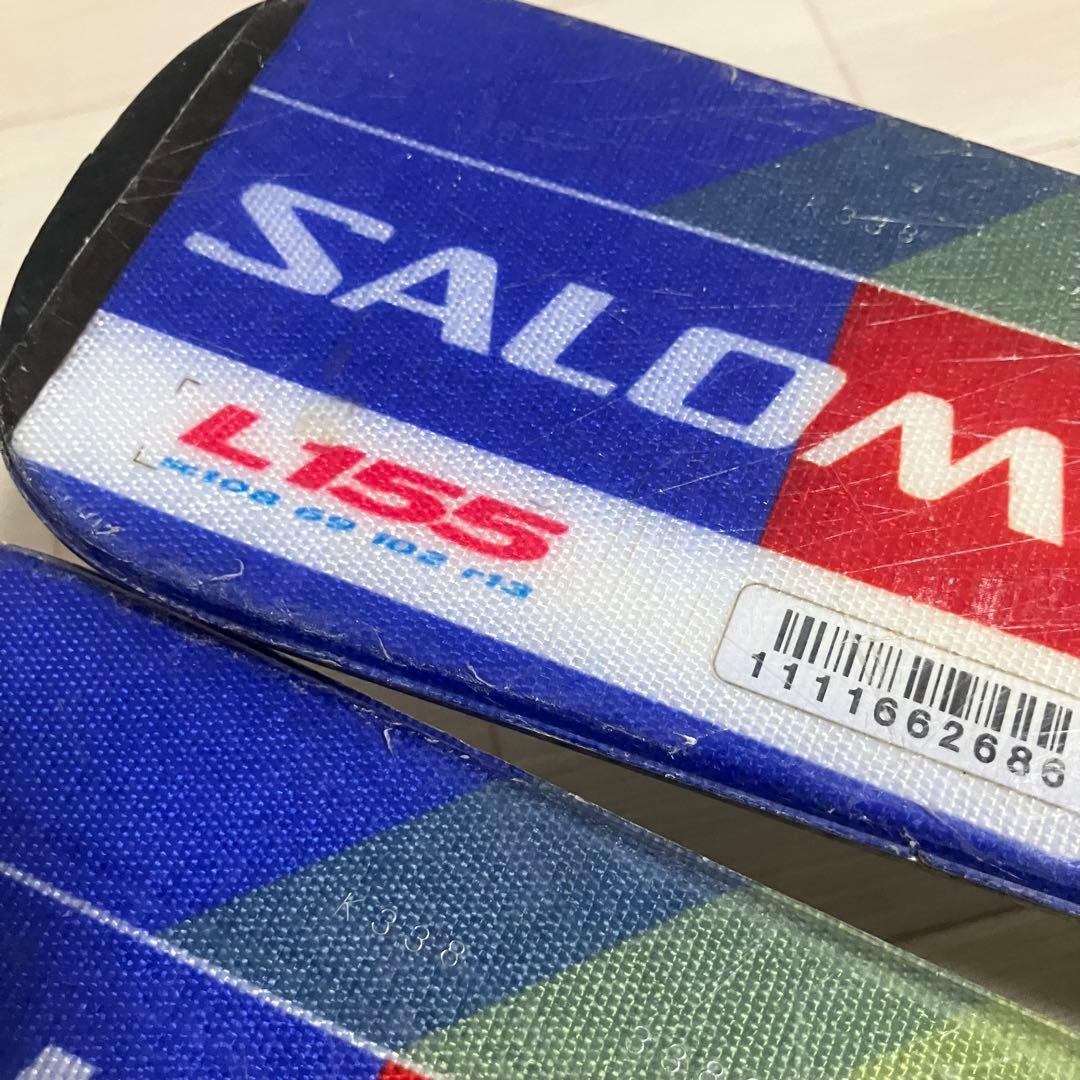 SALOMON 3V demo8サロモン スキーセット155cm/ストック付