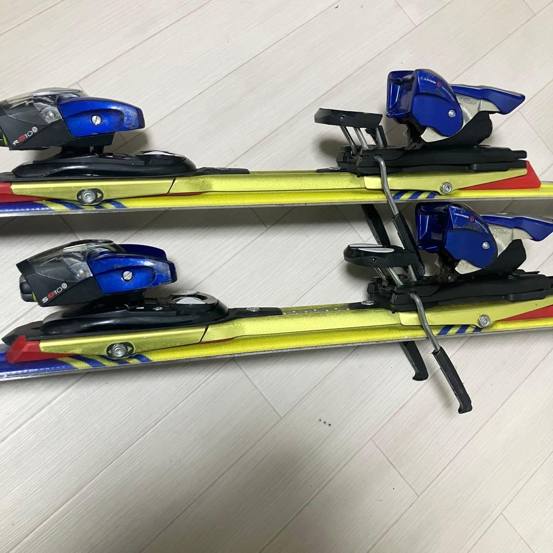 SALOMON 3V demo8サロモン スキーセット155cm/ストック付