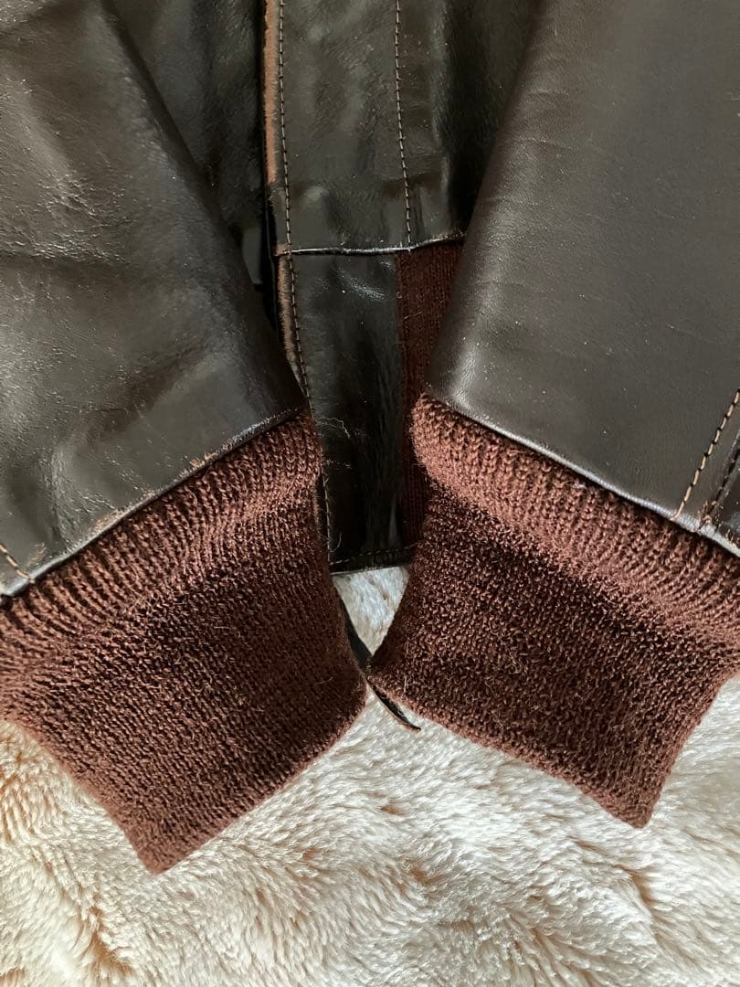 旧リアルマッコイズ A-2 レザーフライトジャケット34