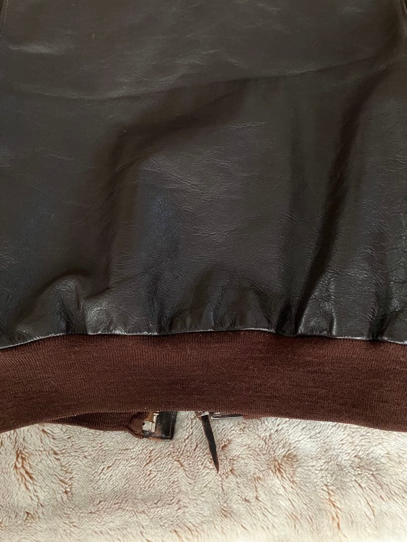 旧リアルマッコイズ A-2 レザーフライトジャケット34