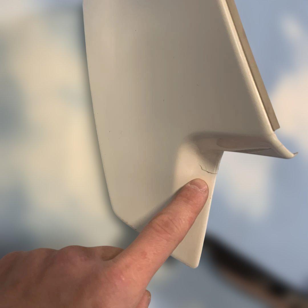 クラウン 220 モデリスタ 右 フロント ウイング スポイラー エアロ