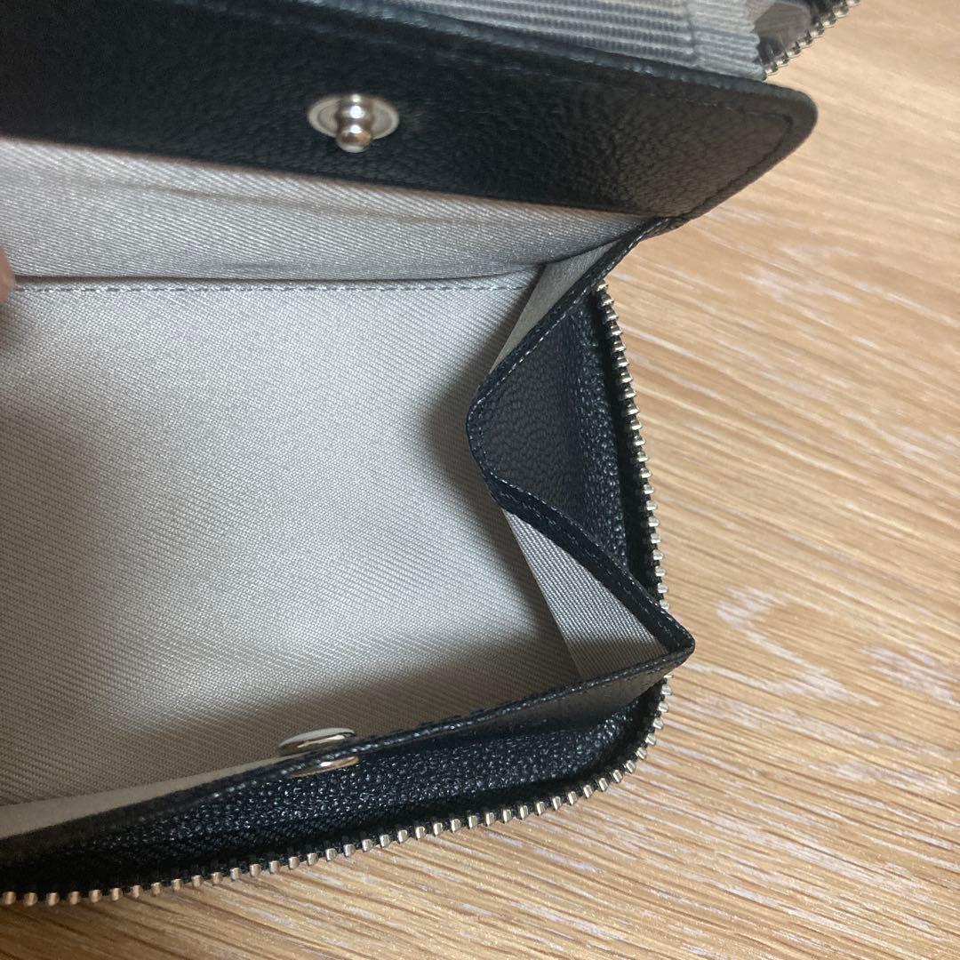 「PEZ×perche×ear」コラボジャバラ折り財布　黒　ペッツ