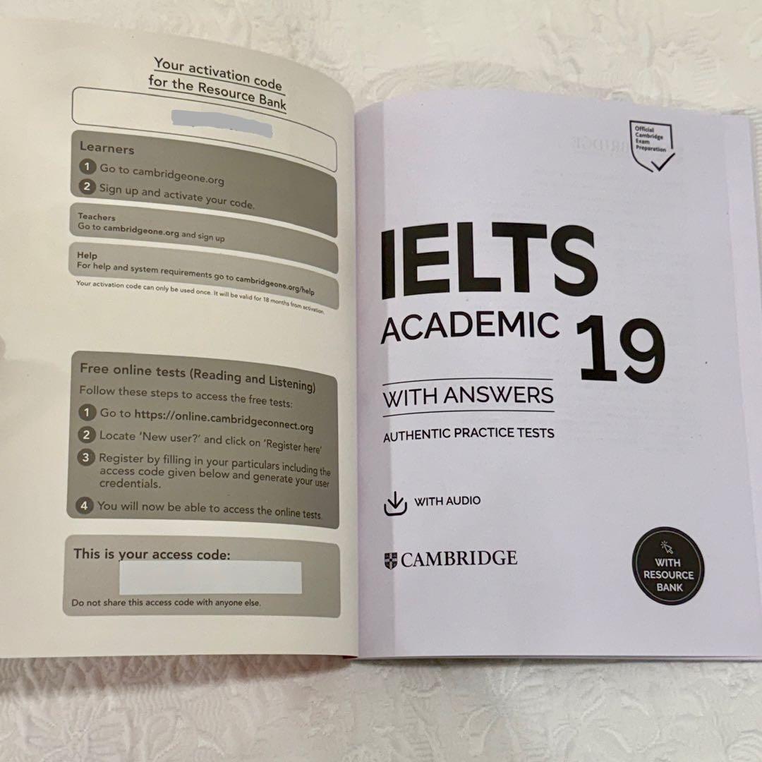 【新品未使用】IELTS公式問題集 17&18&19&20 セット
