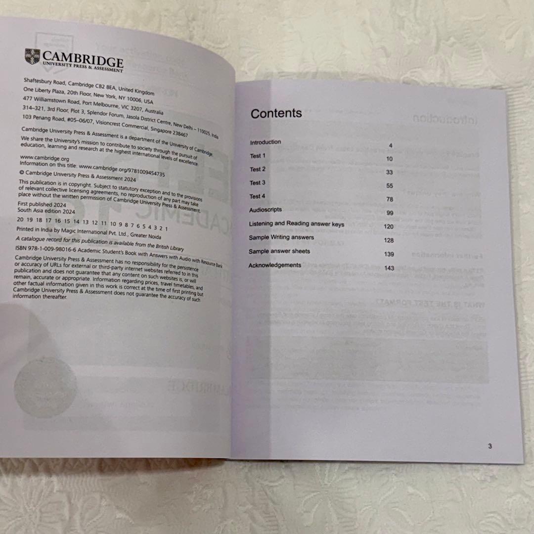 【新品未使用】IELTS公式問題集 17&18&19&20 セット