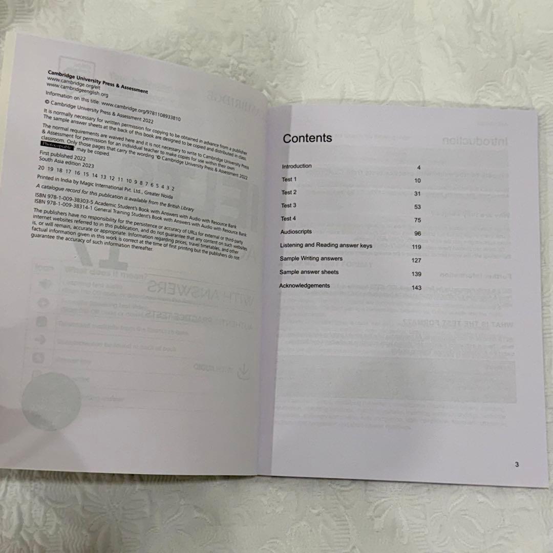 【新品未使用】IELTS公式問題集 17&18&19&20 セット