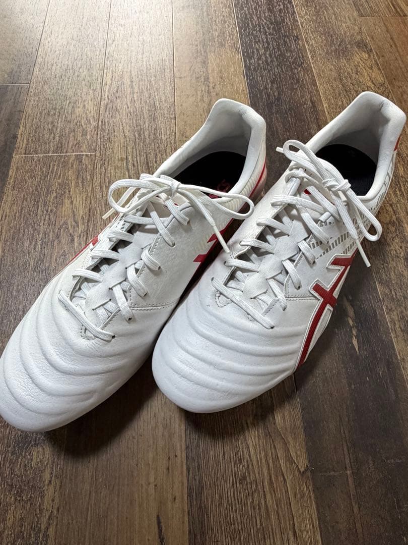 ASICS ラグビーシューズ ホワイト/レッド