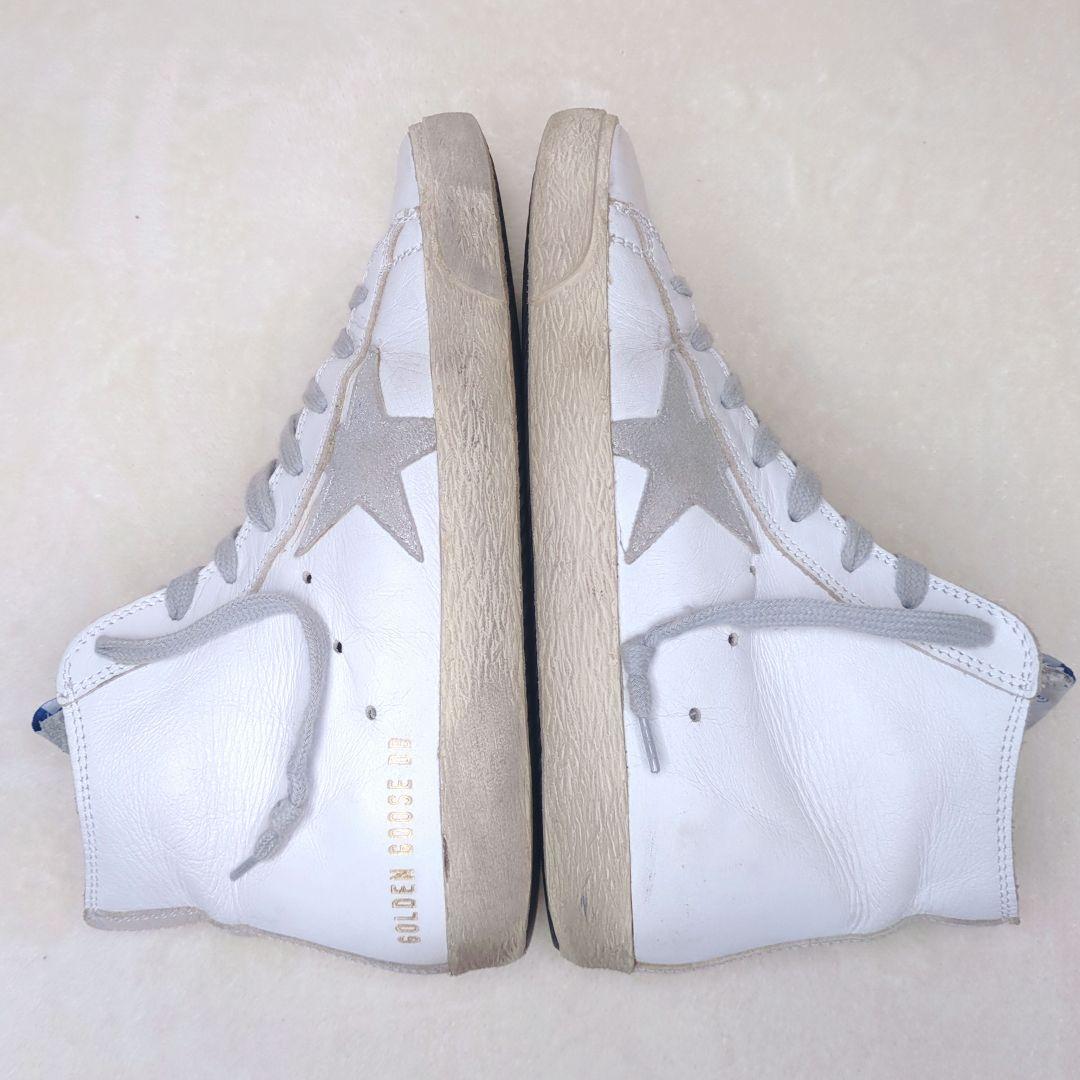 GGDB　ゴールデングース　 FRANCY　ハイカットスニーカー　ホワイト　36