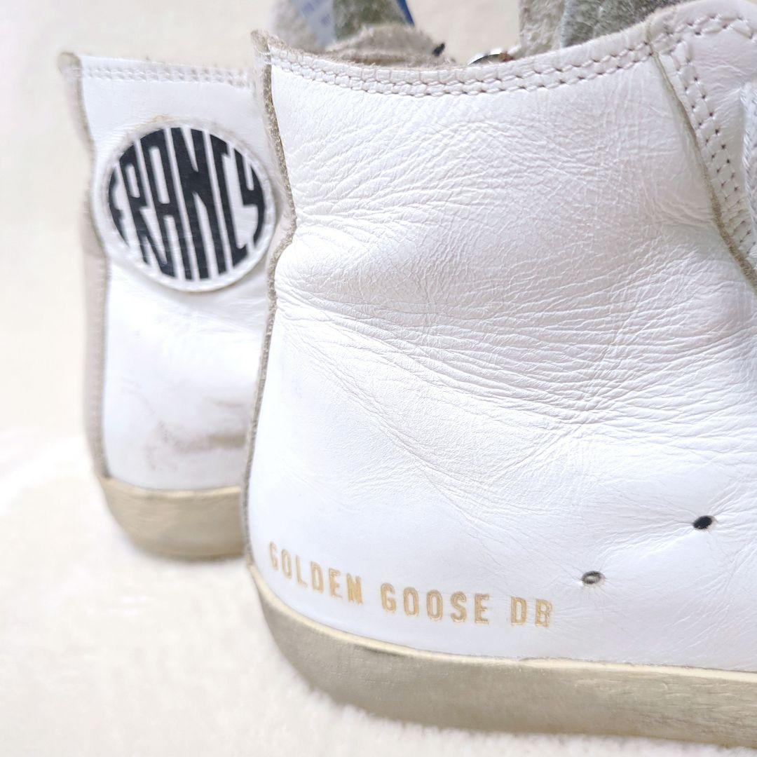 GGDB　ゴールデングース　 FRANCY　ハイカットスニーカー　ホワイト　36