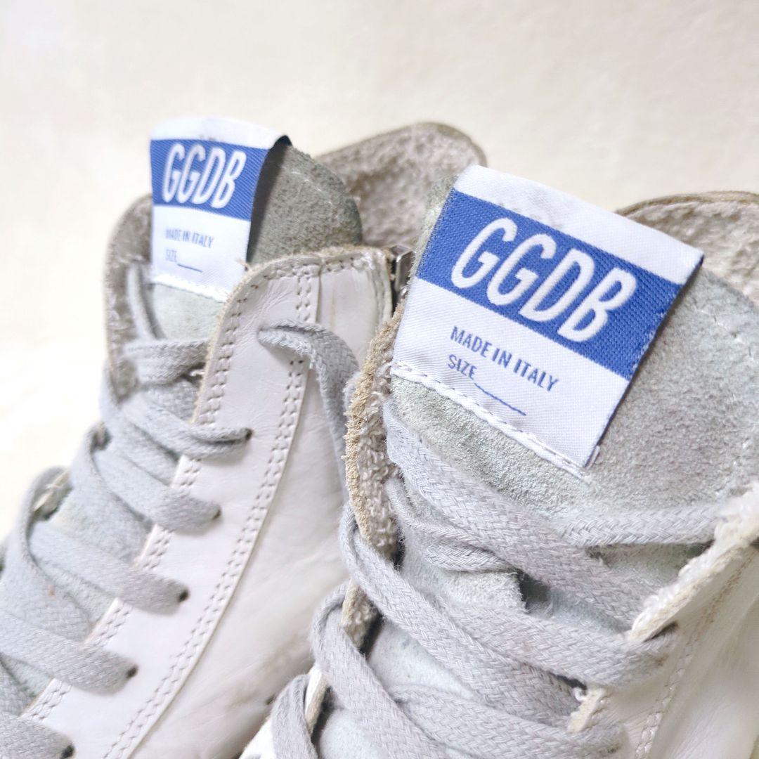 GGDB　ゴールデングース　 FRANCY　ハイカットスニーカー　ホワイト　36