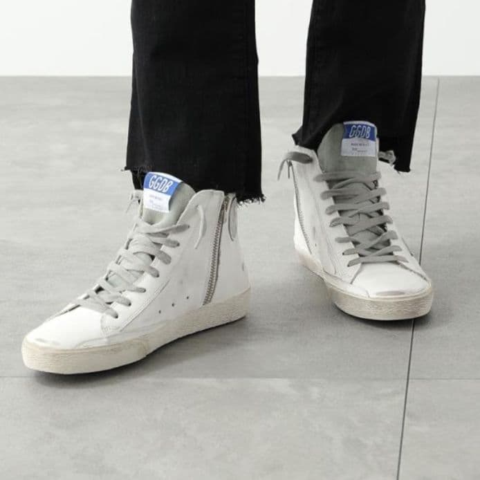 GGDB　ゴールデングース　 FRANCY　ハイカットスニーカー　ホワイト　36